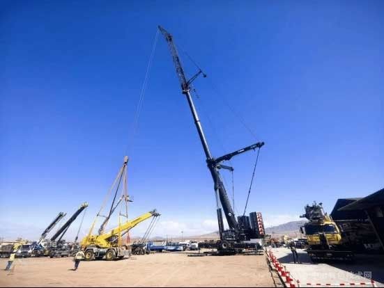 助力智利建設新征程！徐工XCA750SA全地面起重機正式交付